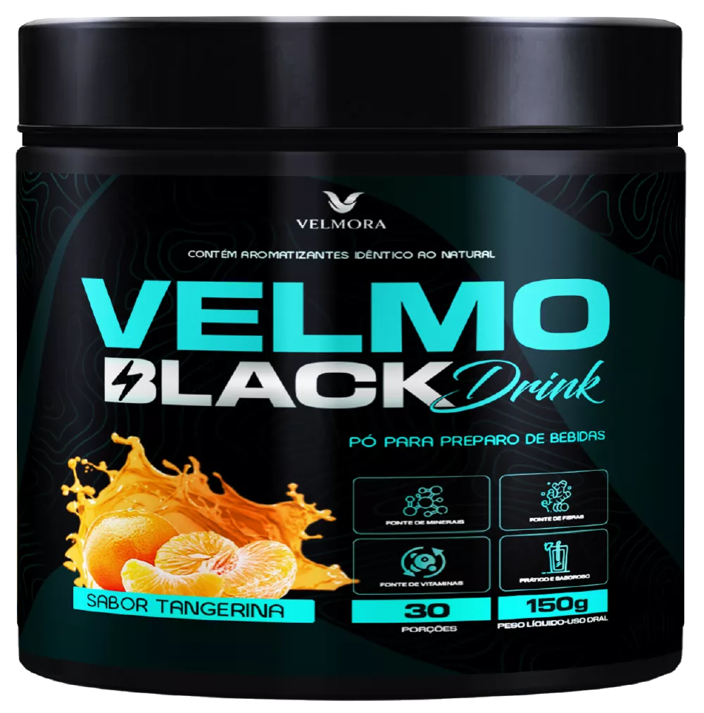 Velmo Black Drink Tangerina (1 mês)